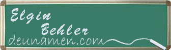 Elgin Behler Visitenkarte